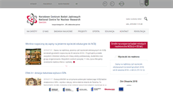 Desktop Screenshot of ncbj.gov.pl